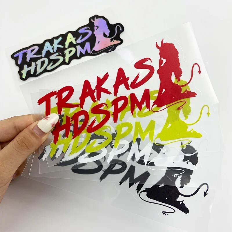 1PC TRAKAS HDSPM Funny Motorcycle Stickers Waterproof Motorbike Front Fairing Fuel Tank Side Panels DIY Body Durable Vinyl Decal