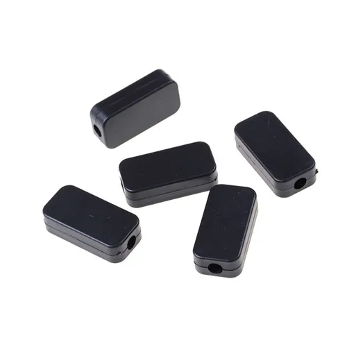 5Pcs Waterproof Plastic Black Electronic Project Box Enclosure Instrument Case Housing Instrument Case Enclosure Box 40x20x11mm