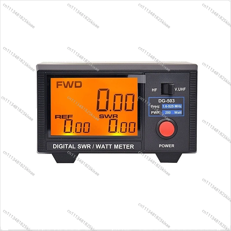 For Standing Wave Meter Measurement Short Wave UV Segment Standing Wave Power Meter LCD Digital Display 1.6-60 MHz