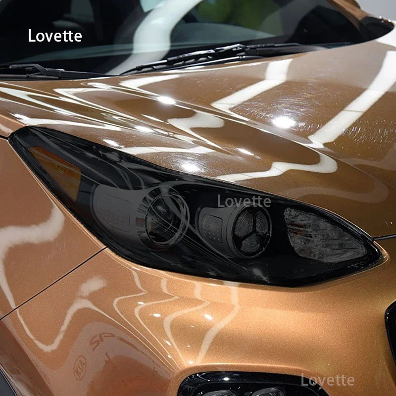 

Car Headlight Protective Film For Sportage NQ4 2015 2024 Front Light Transparent Smoked Black TPU Sticker Styling Sticker PPF