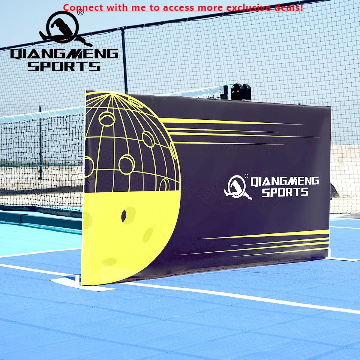 

Portable Pickleball Court Fence Barrier Divider System For Sale Enclosure Facility