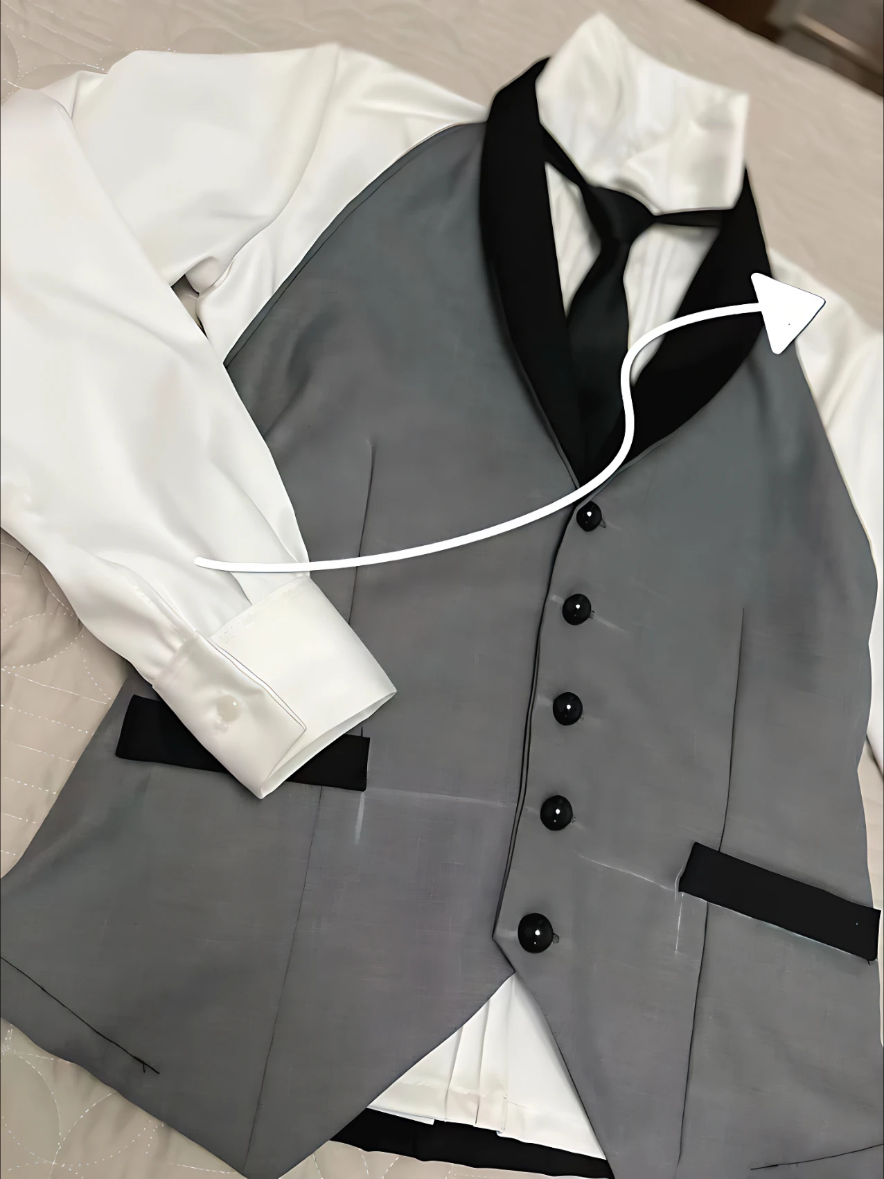 Irelia H Store Custom size size Sebastian Black Butler Sebastian Cosplay Costume Anime suit image 3