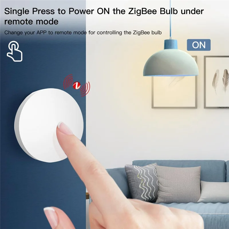 【توصيل سريع】أجهزة Tuya Zigbee، زر المشهد، أتمتة تعمل بالبطارية، تعمل مع الحياة الذكية