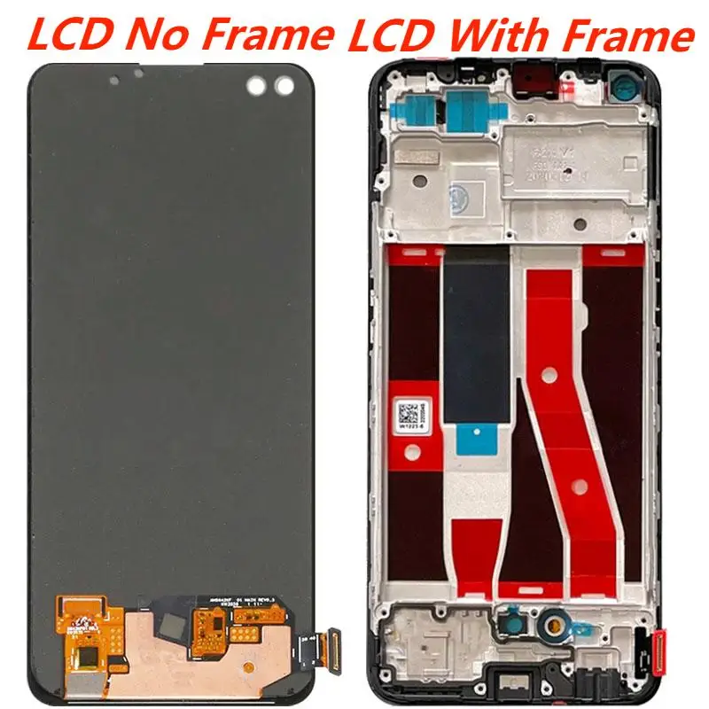 6.43\'\' Original For OPPO A93 4G 2020 CPH2121 CPH2123 LCD Display Touch Screen Digitizer Assembly With Frame OPPO A93 Replacement