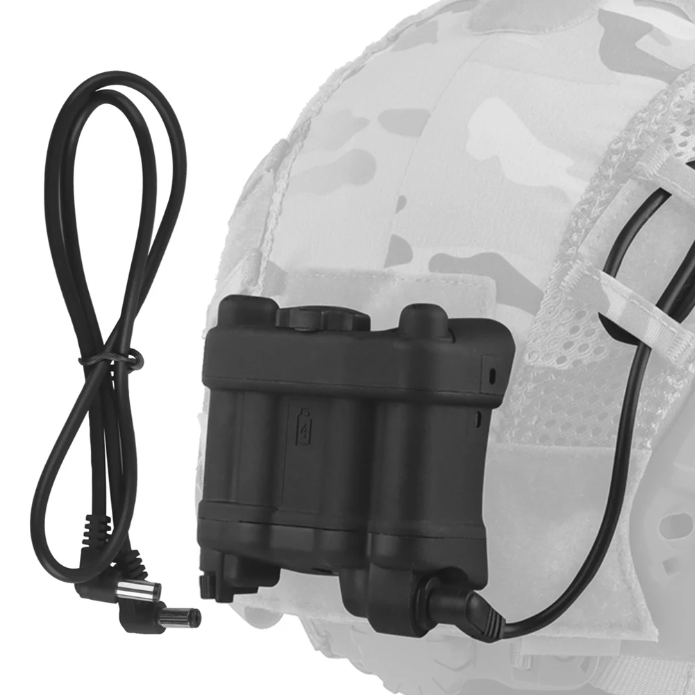 نظام الاحتفاظ بصندوق البطارية خوذة قابلة للتعديل NVG حقيبة البطارية حزمة حامل تخزين البطارية الواقعية لعلبة البطارية AN/PVS31