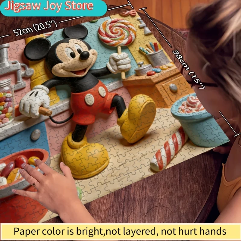 ปริศนา 2D แบบแบน ดิสนีย์ สติทช์ และมิกกี้เมาส์ เหมาะสำหรับผู้ใหญ่ - ปริศนาท้าทายความคิด ชวนให้นึกถึงความทรงจำสำหรับครอบครัว