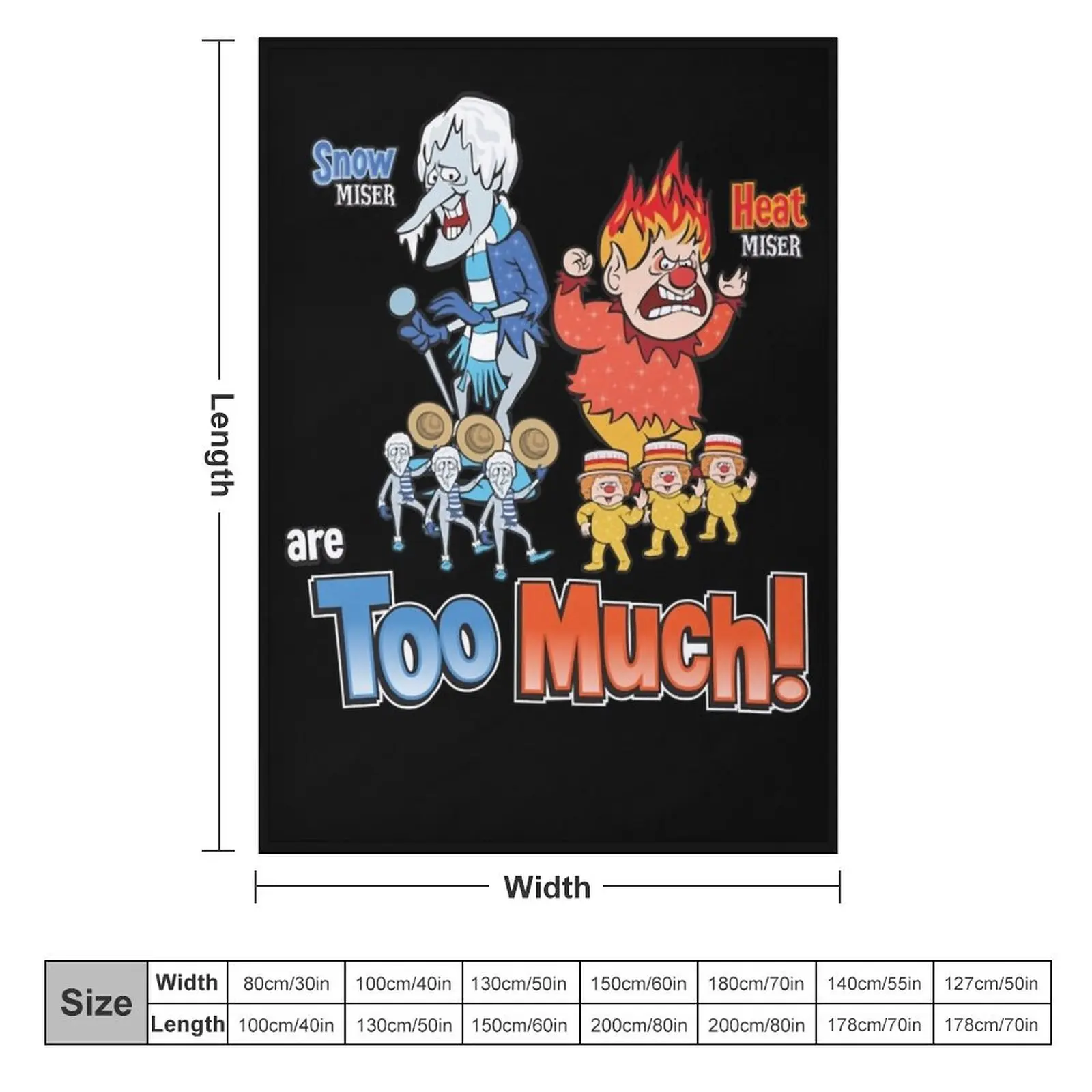 Miser Brothers - Too Much! Classic Throw Blanket For Sofa Thin Giant Sofa anime Blankets