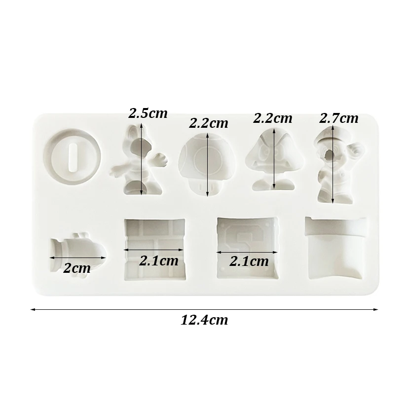 Cartoon Silicone Cake Baking Mold Sugarcraft Chocolate Cupcake Resin Tools Fondant Decorating Tools