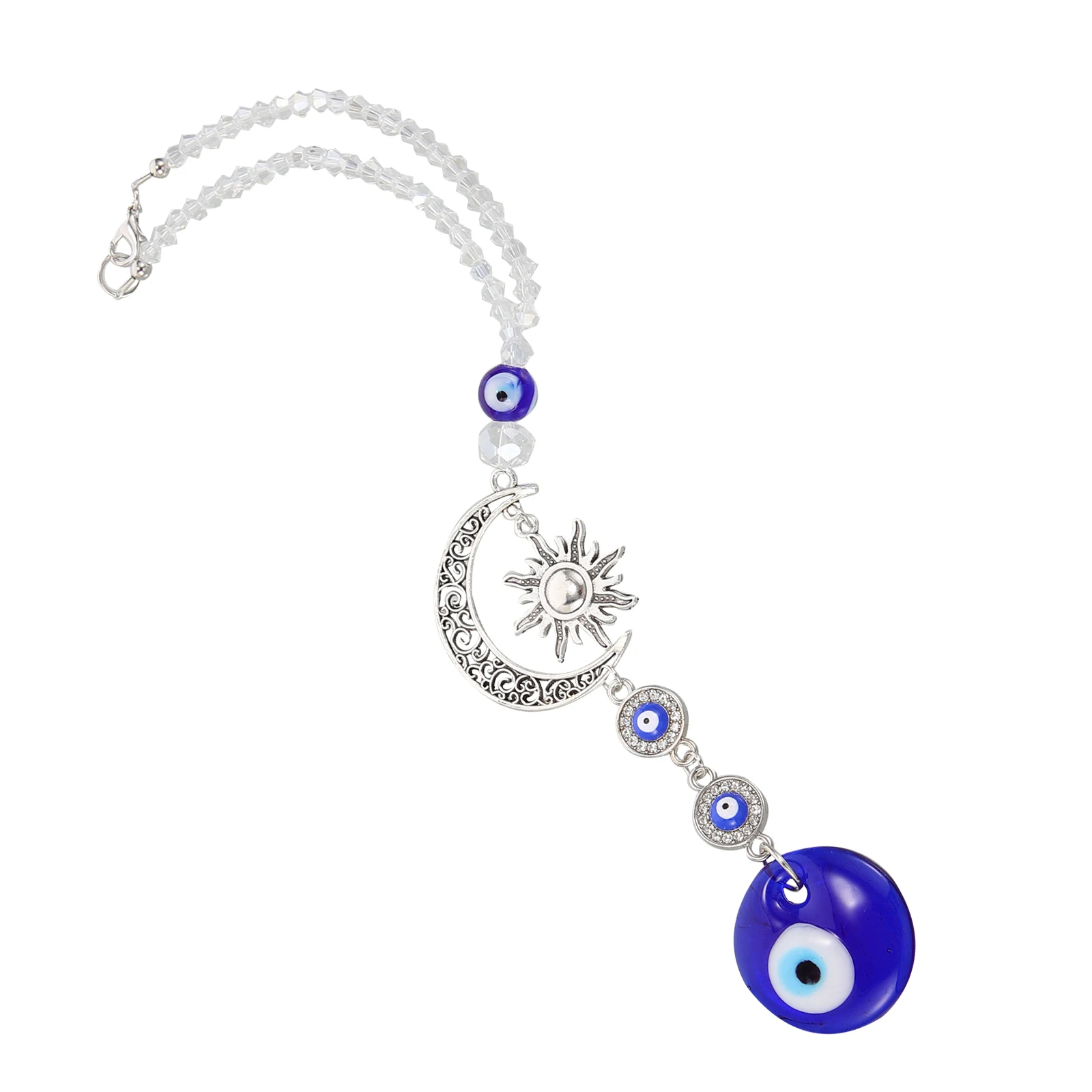 

Elegant Evil Eye Car Hanging Ornament Stunning Rear View Mirror Decor Stylish Car Accessories