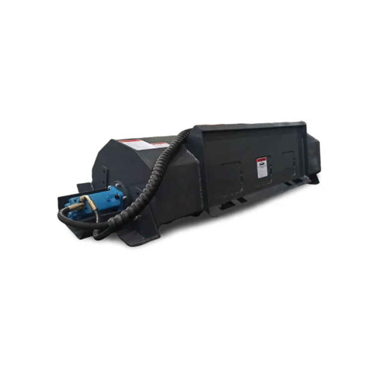 High Productivity Rotary Tiller Skid Steer Attachments Crushes Soil Construction Machinery