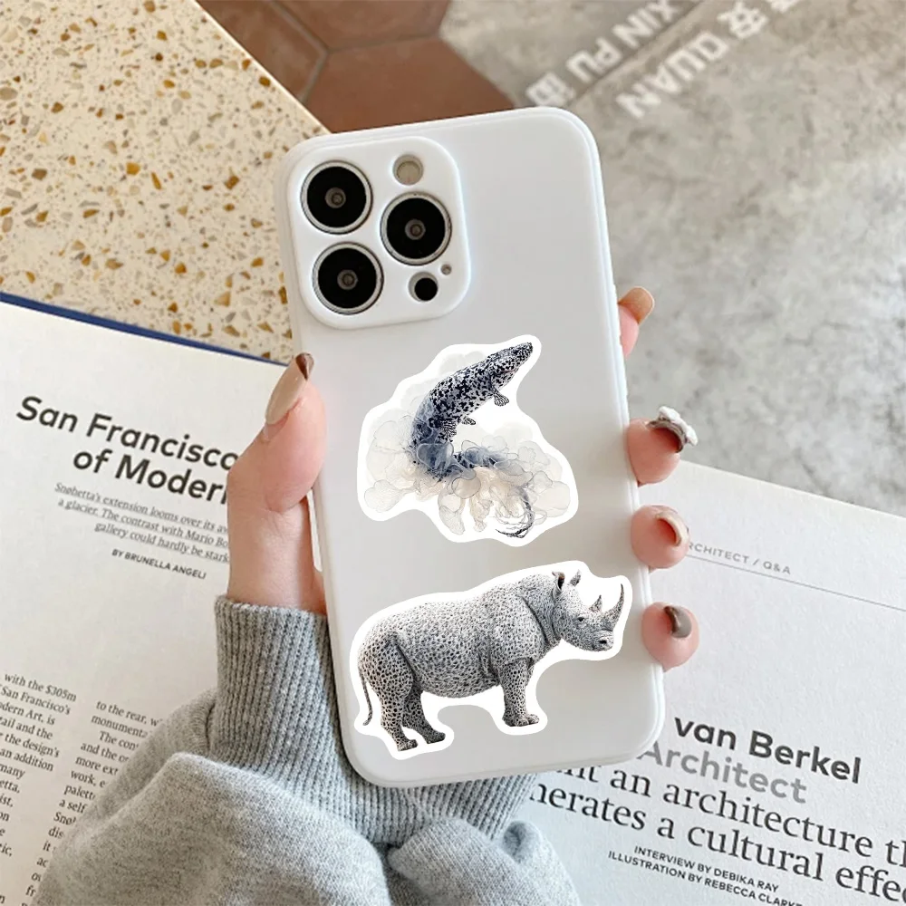 50PCS Zebra Phantom Abstract Fun Graffiti Stickers DIY Luggage Notebook Water Cup Computer Waterproof Stickers