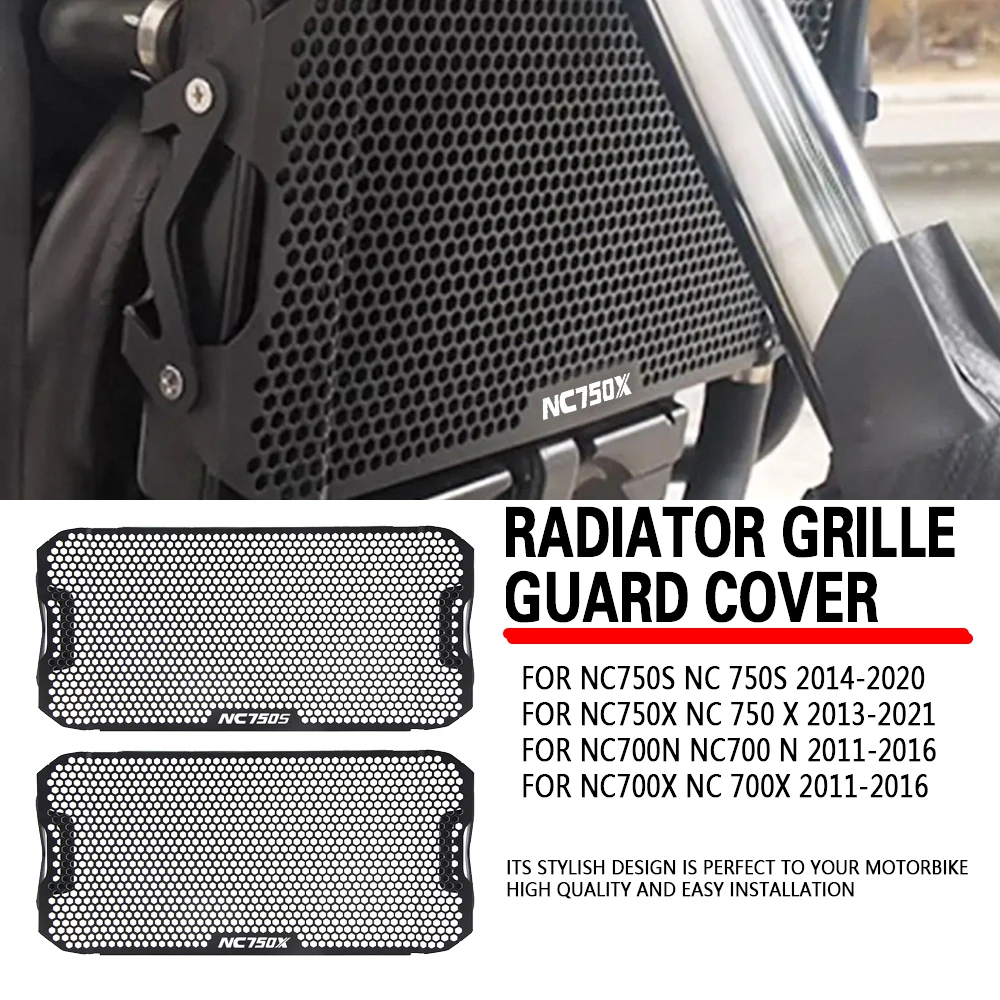 NC 750X 750S 700X 2021 Motorcycle Radiator Guard Protector Grille Cover For HONDA NC750S NC750X NC700N 700N NC700X 2013-2020