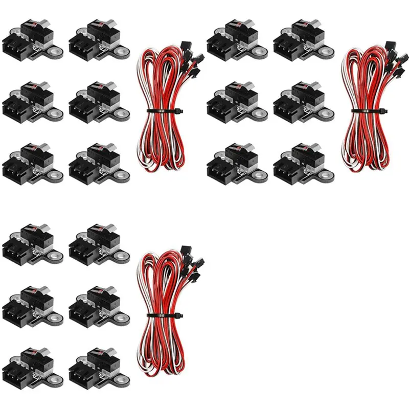 

B50B-18PCS Mini Limit Switches With 1M 3 Pin Cable For 3018-Prover/3018-MX3/3018-Prover Mach3