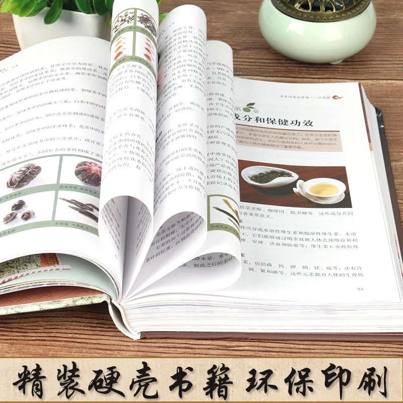 Arte de té desde la entrada hasta el dominio reconocimiento/Reconocimiento/sabor de té de tapa dura cultura china Livros