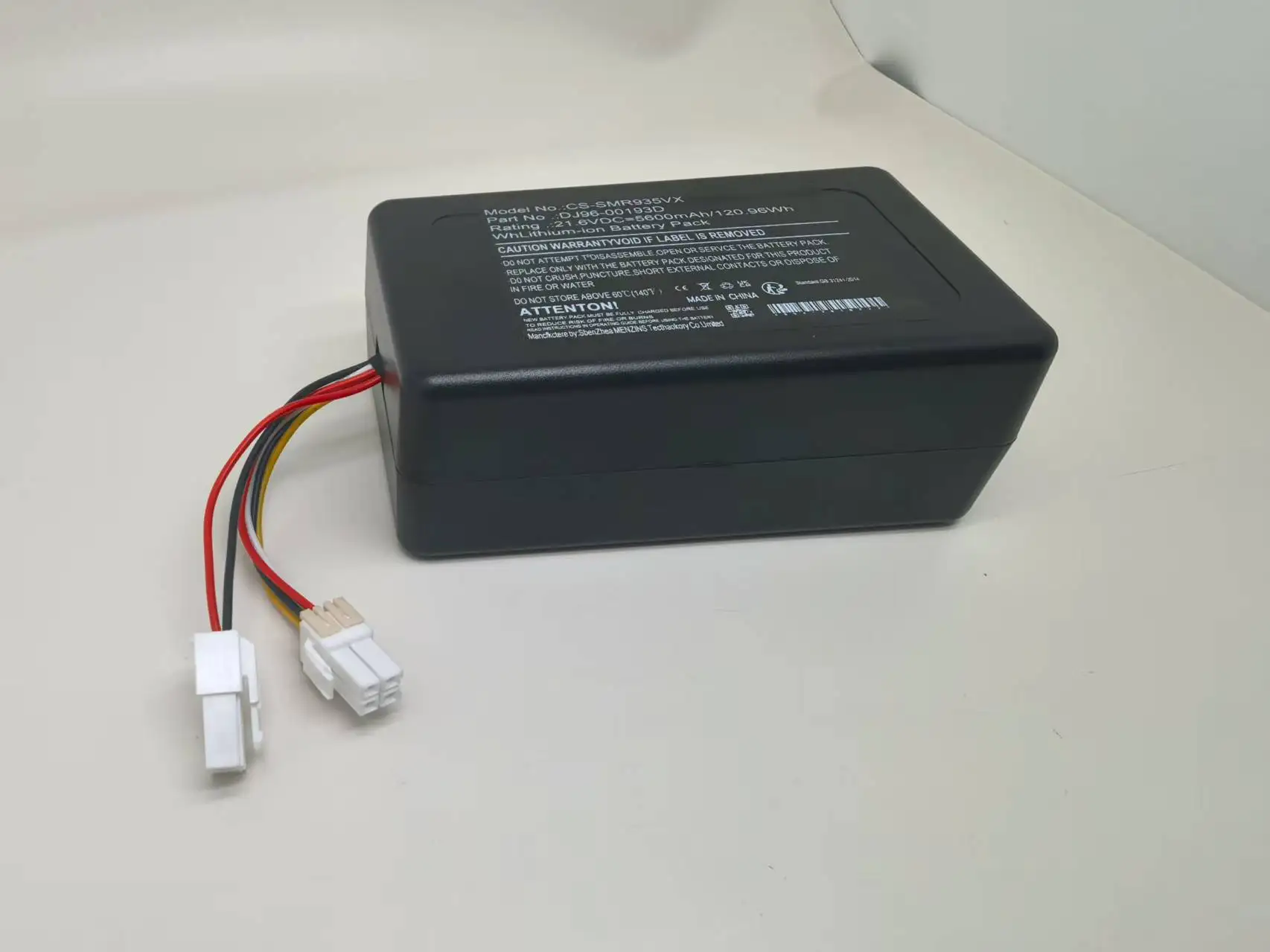 Batteria sostitutiva da 6000 mAh per Samsung DJ96-00193D, PowerBot R9250, PowerBot R9350, SR20K9350WK, VR2AK9350WK/AA