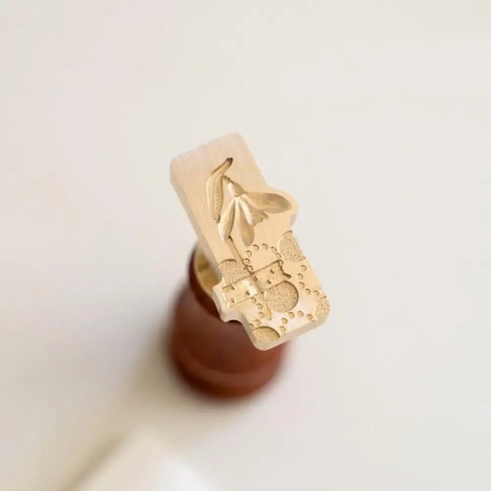 Replace Head Rose Embossed Sealing Wax Stamp DIY Tool Flowers Vintage Sakura Wax Seal Stamp Leaf Antique Metal