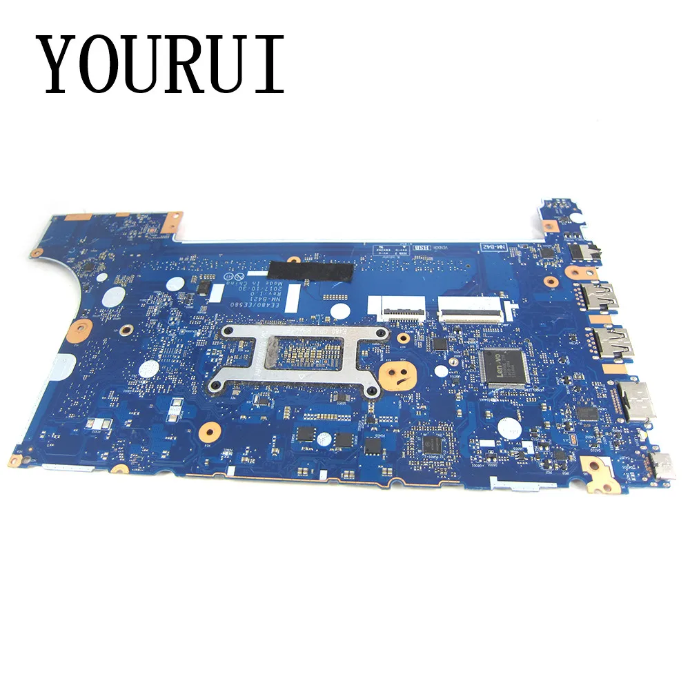 Placa base para portátil Lenovo ThinkPad E480 E580, NM-421 con I5-8250U, CPU, UMA, EE480/EE580