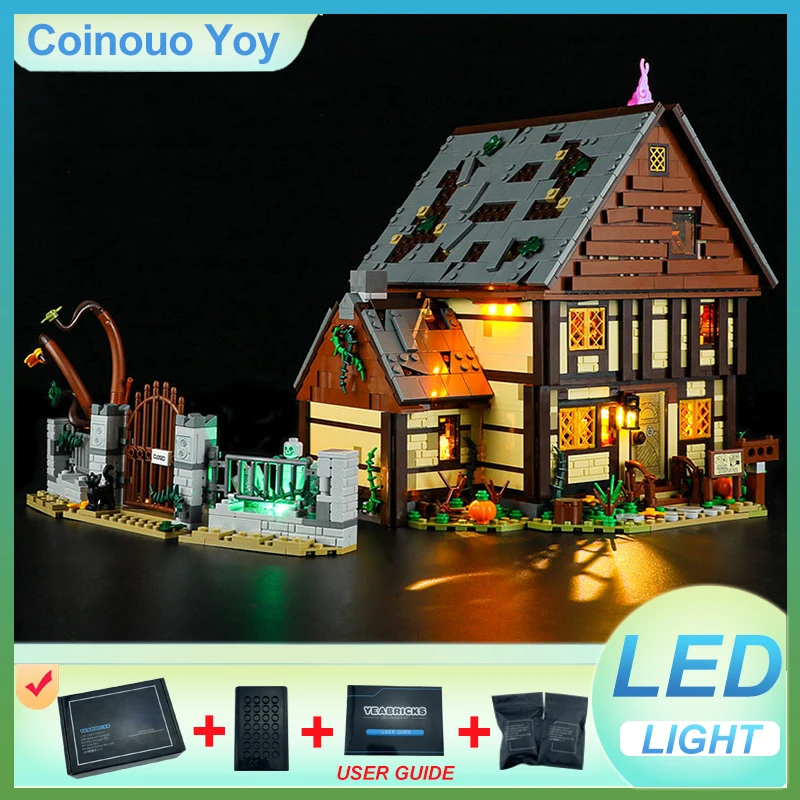 

LIGHT For LEGO 21341 The Sanderson Sisters' Cottage Block DIY Toy (NO Blocks Model,Only LED Light) Light Set Kid Gift