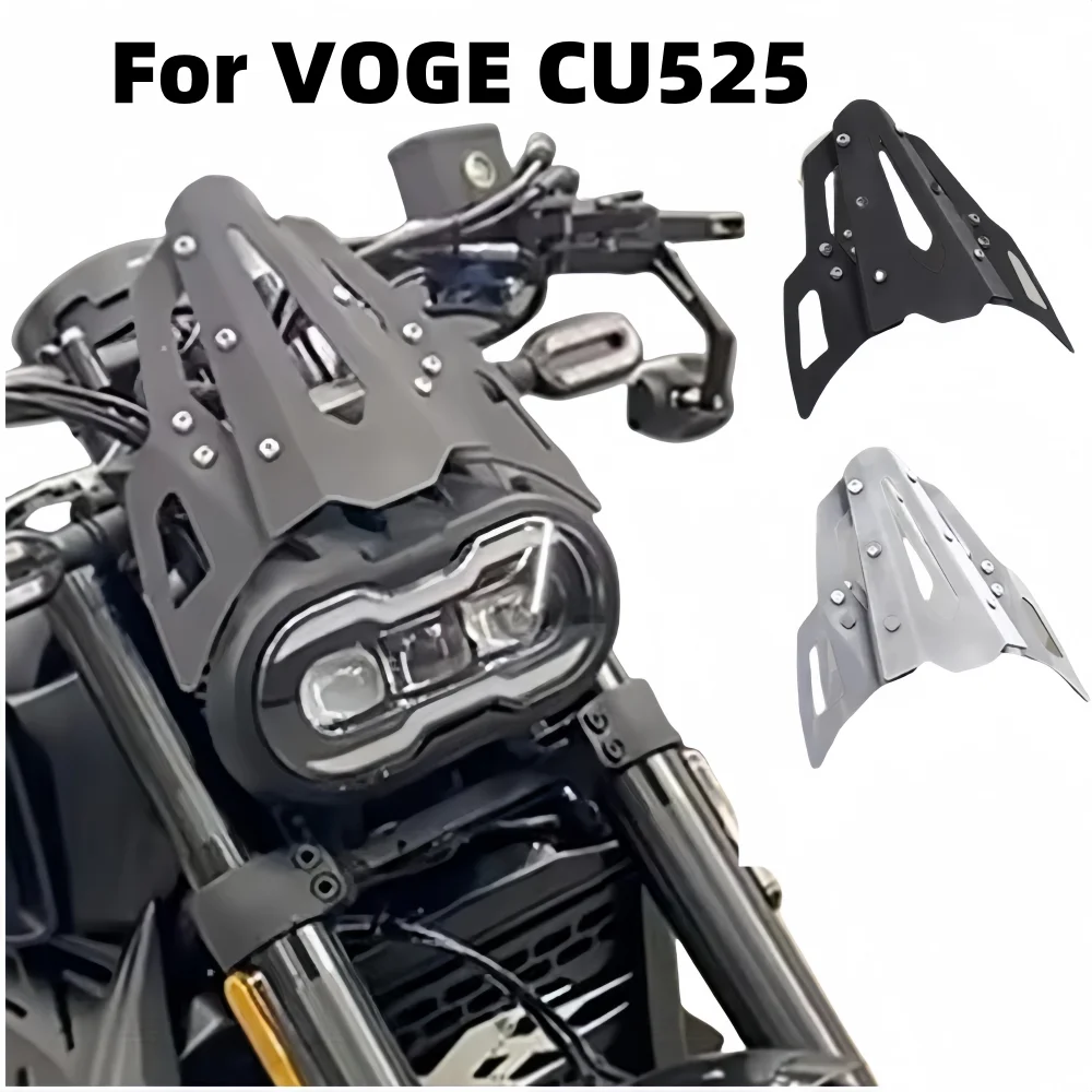 New Fit CU525 Motorcycle Modified Windshield Retro Instrument Front Windshield Shroud Shroud For VOGE CU525 525CU CU 525