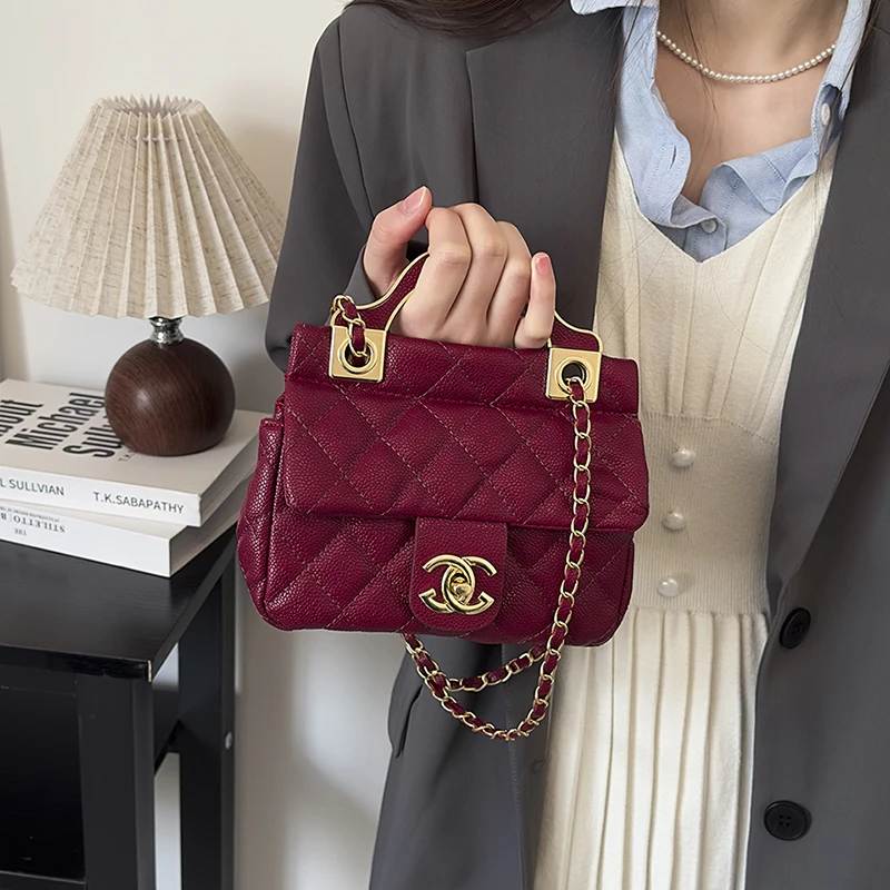 

Classic Designer Women's Leather Bag Elegant Crossbody Handbag Luxury Shoulder Tote For Chic Daily Outfits