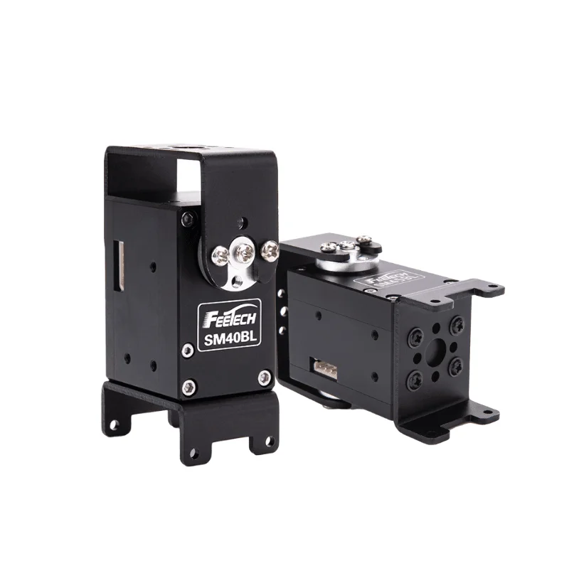12V 40kg Hoge Precisie Dubbele Kogellager Magnetische Encoder Grote Hoek Slimme Seriële Bus Borstelloze Industriële Robot servo