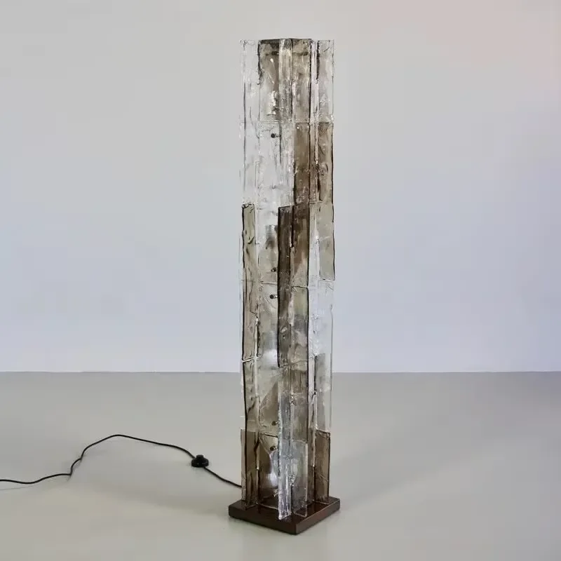 Handmade Murano Glass Floor Lamp E27 Base Italian Luxury European Design LED Light for Living Room Hotel Lobby Decoration