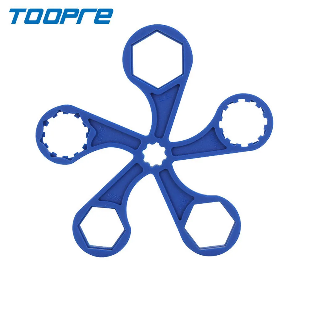 MTB Bike Bicycle Suspension Front Fork Cap Wrench Tool 8T/12T For SR Suntour XCR/XCT/XCM/RST 24/26mm 27/28mm 30/32mm Air Forks view 3