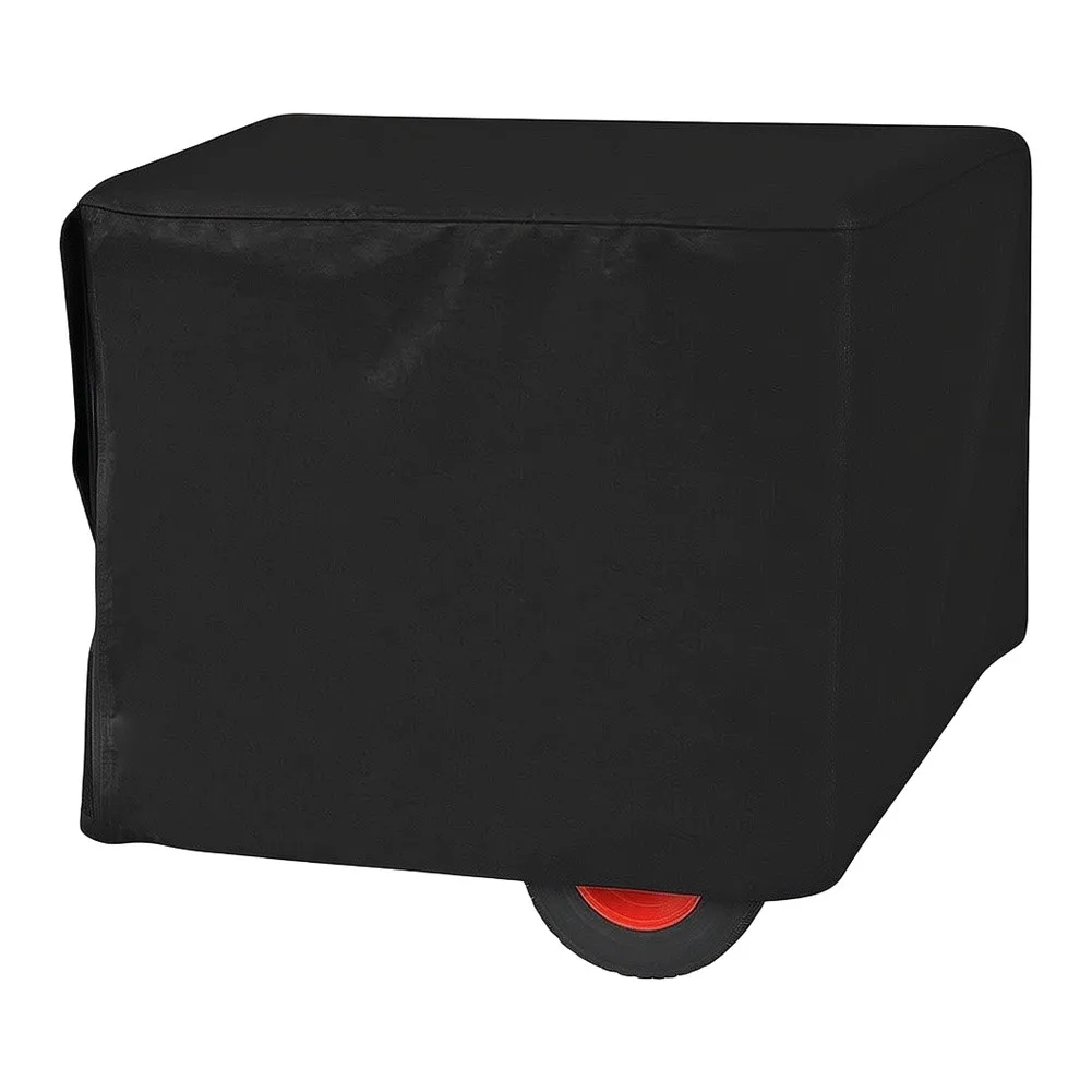 Generator Cover Tearproof Waterproof 210D Oxford Fabric with Buckle Strap and Elastic Hem for 3000 5000 Watt Generators