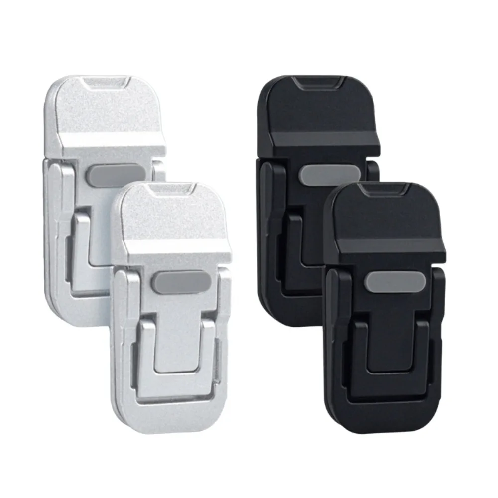 1 pair Heat Dissipation Rack Portable Keyboard Riser Foldable Self-Adhesive Computer Keyboard Holder Mini Invisible