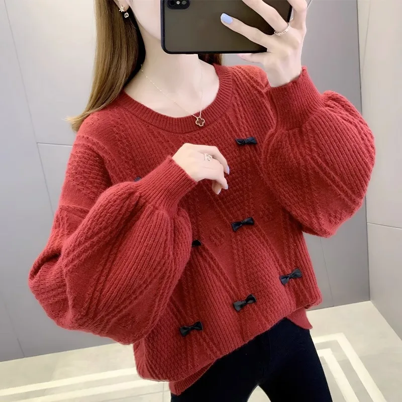 

Trendy ort High Waist Sweater Women's Base irt Autumn Winter Faionable Small Stature Ladies' Commute Sle Long Sve