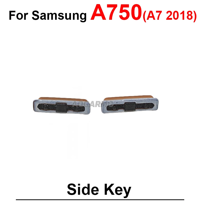 For Samsung Galaxy A750 A7 2018 SM-A750 Volume Buttons Side Keys Replacement Part Black Red Blue