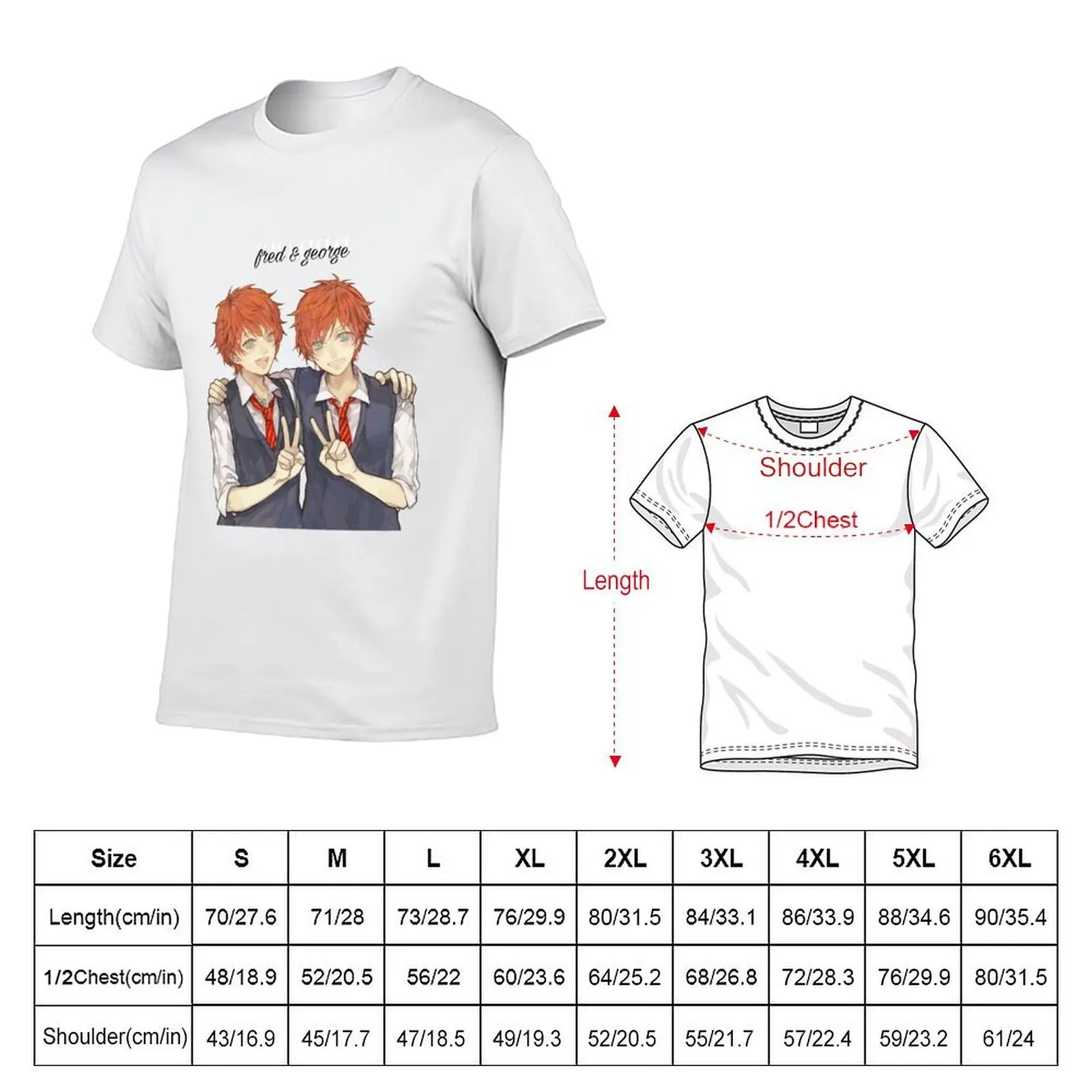 Fred and George Weasly T-Shirt shirts graphic tees essential t shirt luxury clothes men