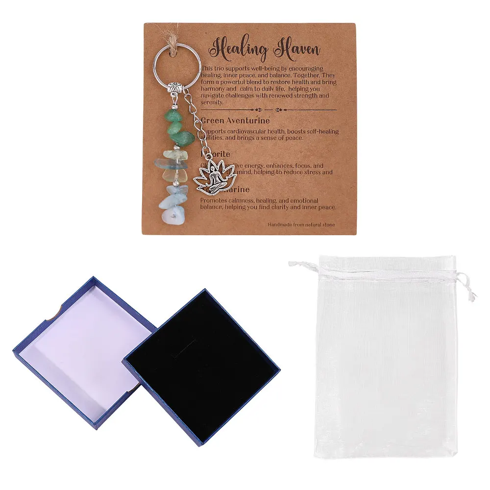 Keychain Gift New Beginnings Gift Stones Keychain Gifts Coworker New Job Promotion Farewell Retirement Graduation Flower