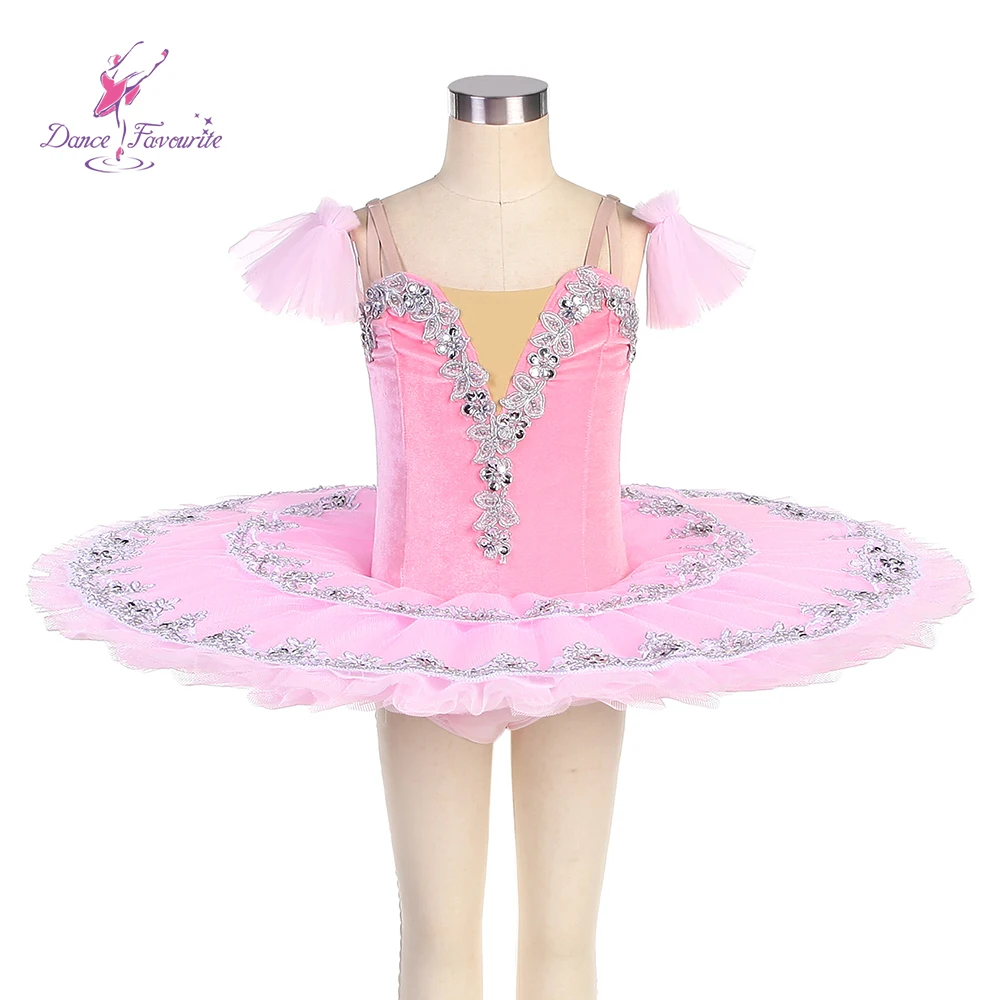 Dance Favourite Ballet Tutus BLL527  Dance Favourite PInk Pre-professional Ballet Tutu With Silver Trim Tutus Dance Costumes