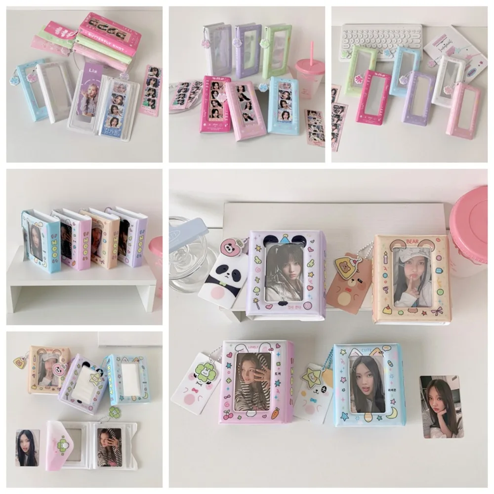 

3in ID Photo Korean Photocard Holder Decoration PVC Card Cover ID Photo Photocard Frame Picture Korean Style