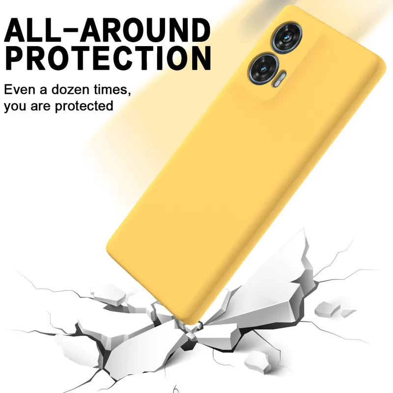 Dla Motorola MOTO Edge 50 fusión funda ELVEV Dobrej jakości uroczy płynny silikonowy pokrowiec ochronny na telefon z aksamitną warstwą wewnątrz — zdjęcie produktu 5