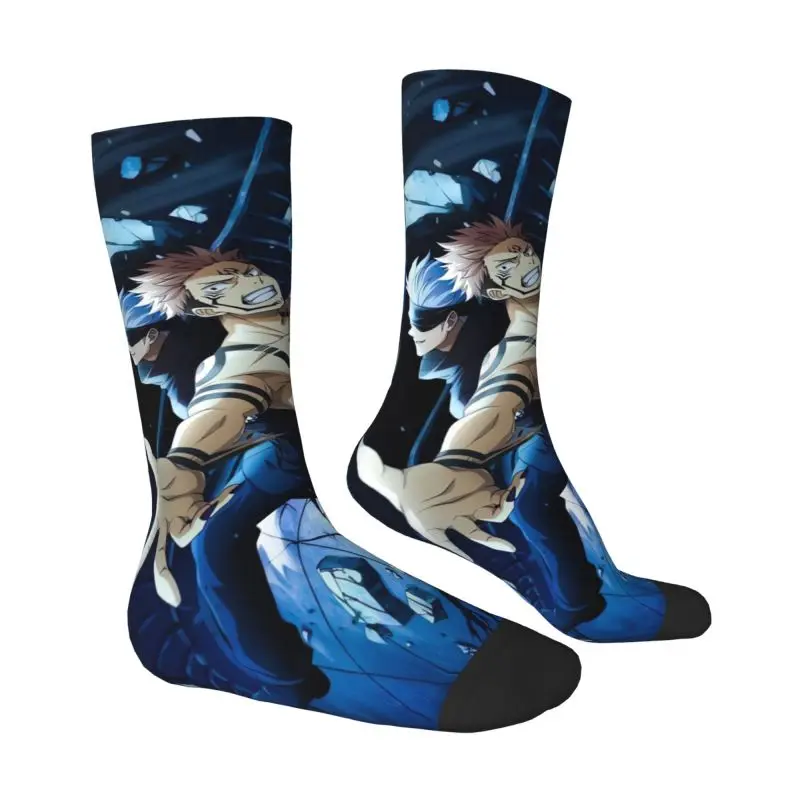 مخصص كول الرجال S-Satorues G-Gojoes فستان الجوارب للجنسين تنفس الدافئة ثلاثية الأبعاد المطبوعة طاقم الجوارب