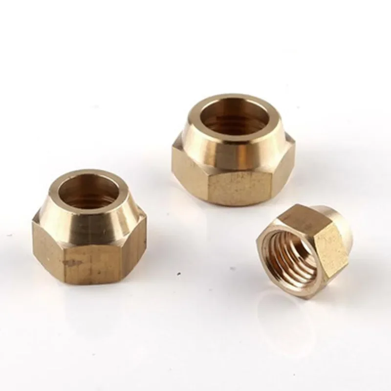 Quick turn ferrule nut with copper flaring1/4\