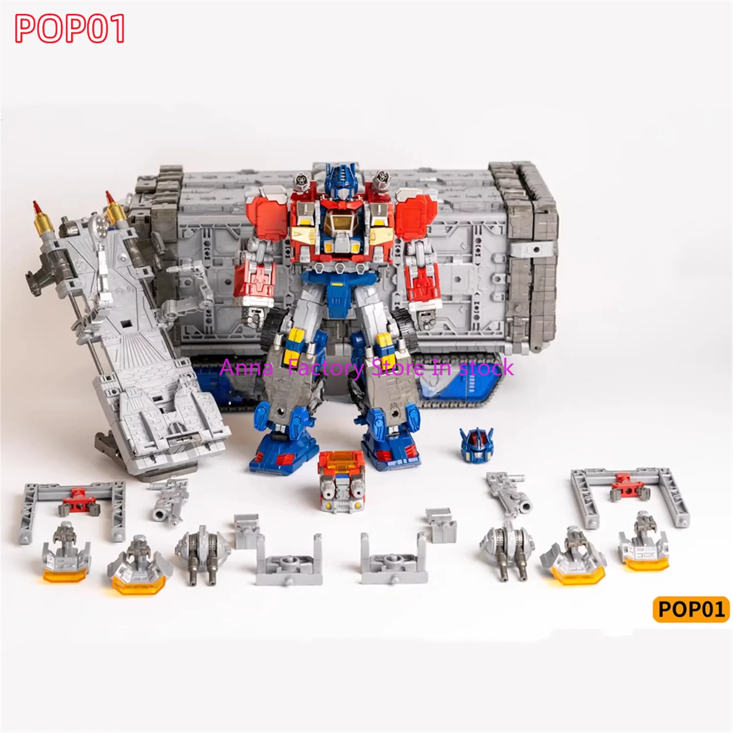 In stock Transformation Toy POP01 Diaclone Color Original OP Prime Assembly Action Figure