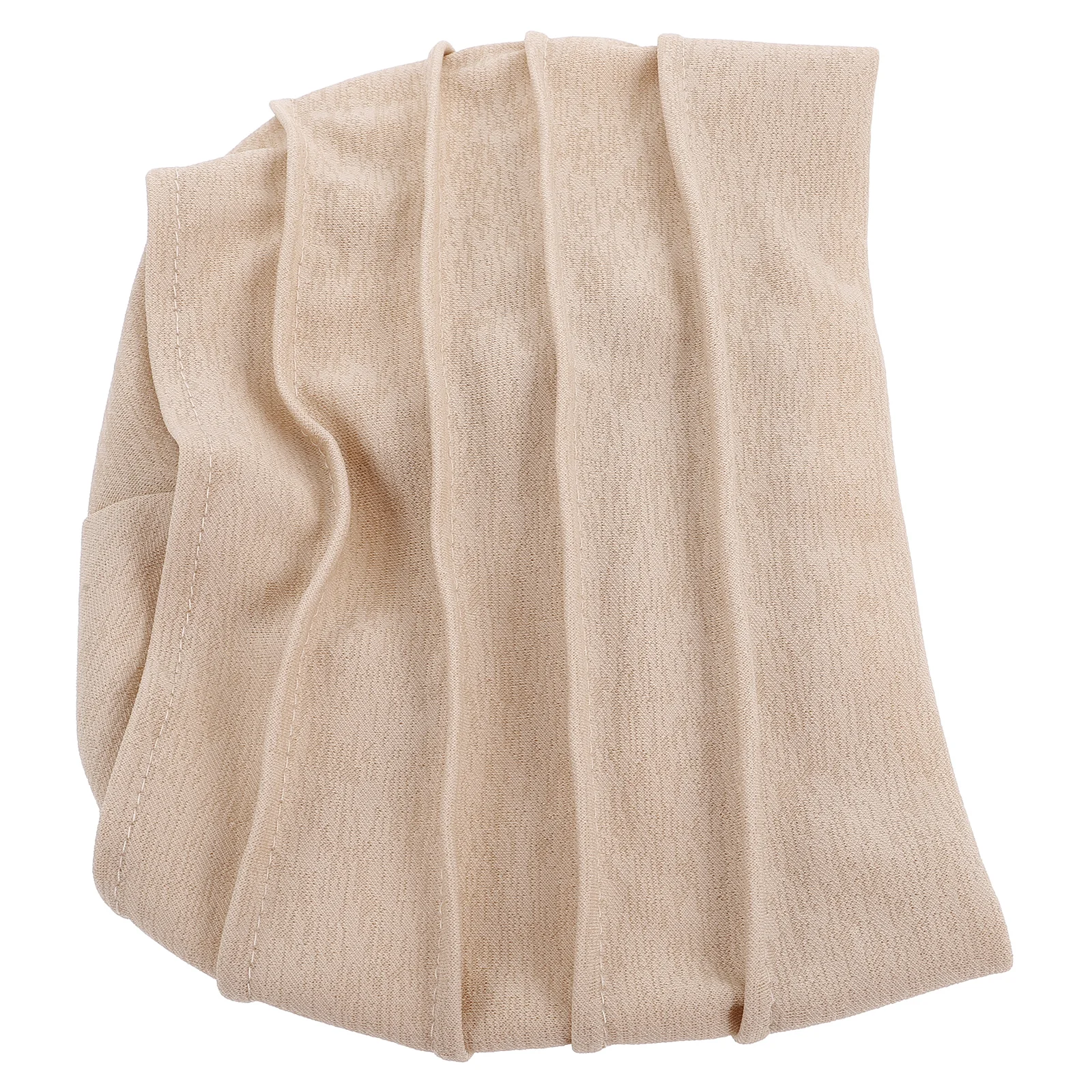 

Louvered Pullover Beige Chemo Headwear Women Beanies Hair Protection Sleep Night Sleeping Hat Night Bonnet Turban Shower Cap