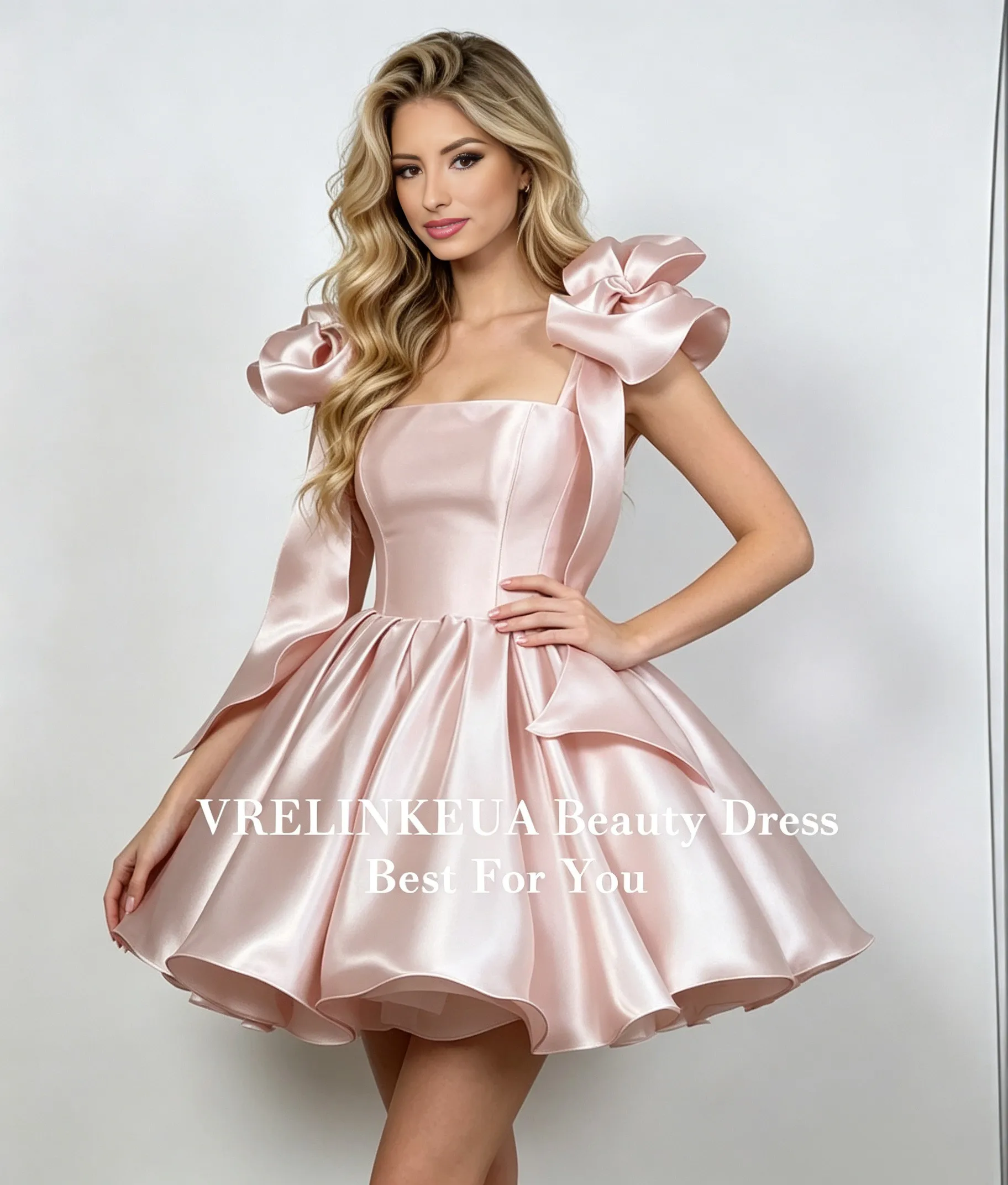 Luxury Organza Mini Graduation Dress A Line Homecoming Dresses Teen Sweet 15 16 Cocktail Prom Dress Customized выпускное платье