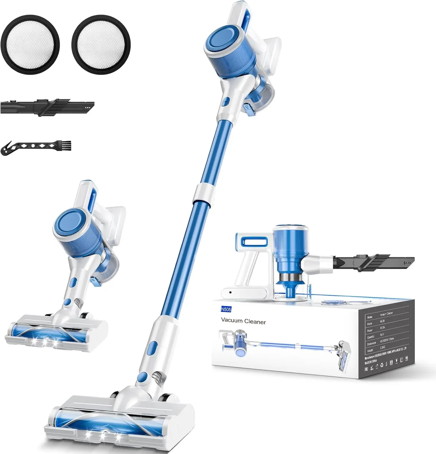 Беспроводной пылесос — перезаряжаемые, мощные всасывающие пылесосы 45 кПа для дома, легкий пылесос 8-в-1