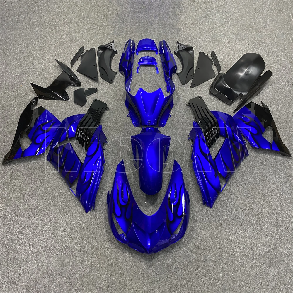 

New ABS Whole Motorcycle Fairings Kits Injection Bodywork For Ninja ZX14R ZX 14R ZZR1400 2006 2007 2008 2009 2010 2011 blue