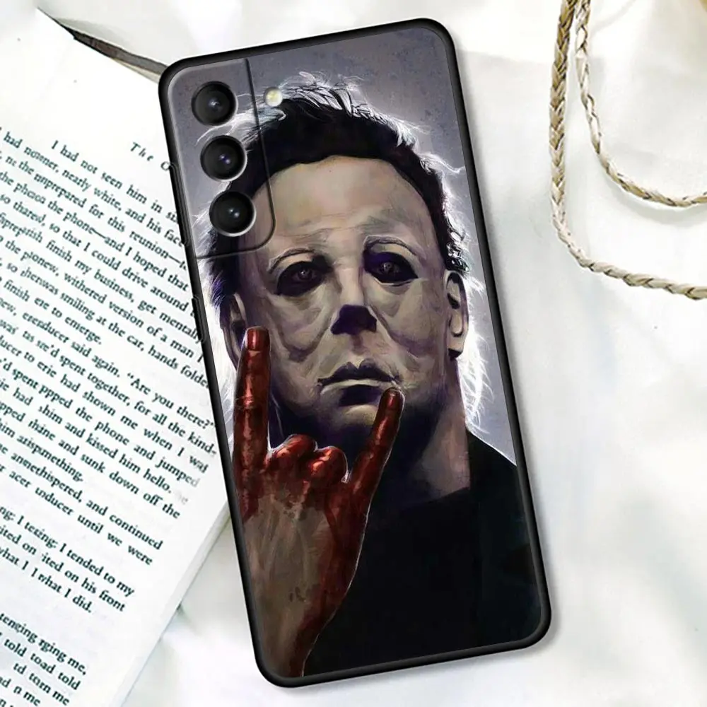 Michael Myers Horror Halloween movie S24Ultra Case For Samsung Galaxy S21 S20 FE S22 Ultra S10 S23 5G S24 Plus Soft Cover Fundas