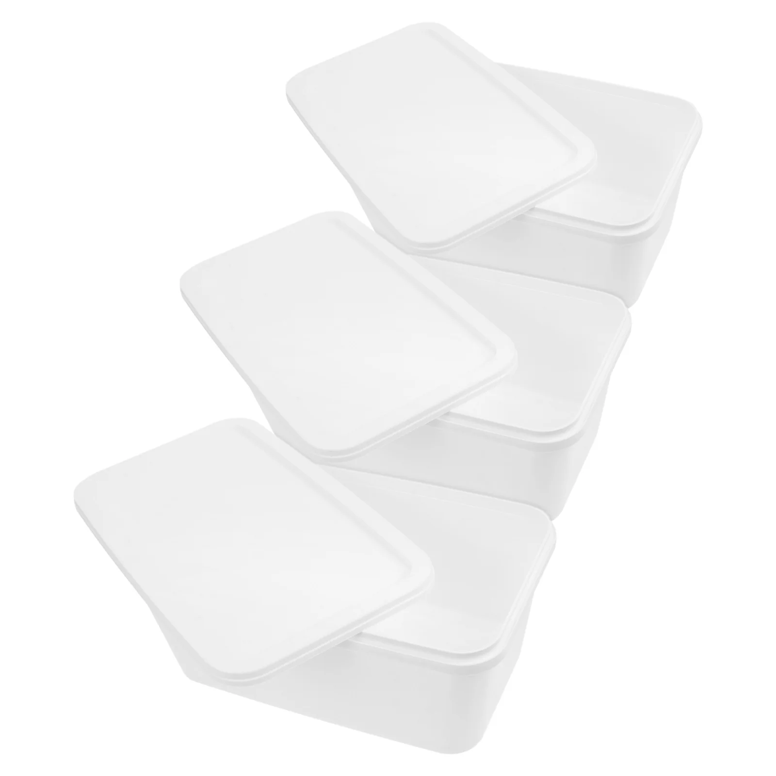 

3Pcs Freezer Storage Containers Ice Cream Holder with Lid Large Capacity Reusable for Homemade Ice Cream Yogurt