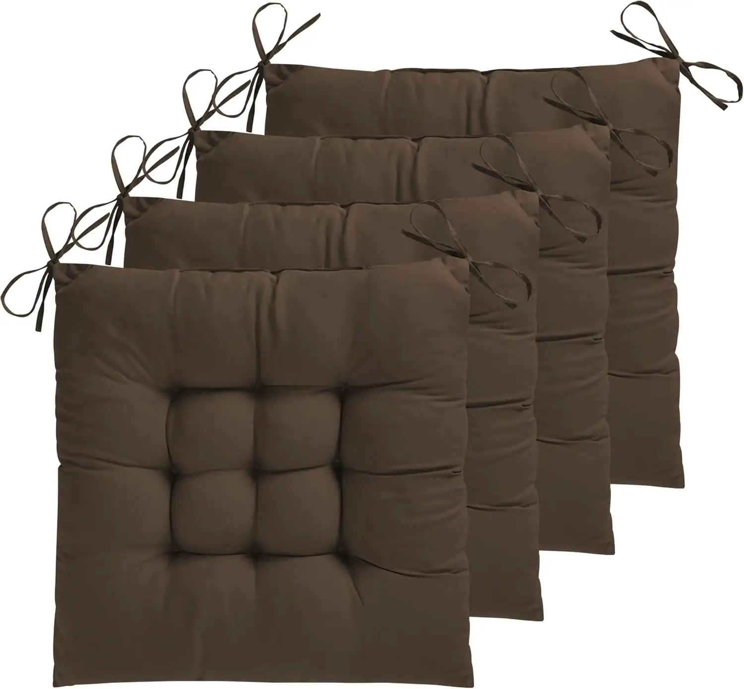 

4 Pa Chair Cushions For Dining Chairs 17X17 H Seat Cushions For Kitchen Chairs Soft And Comfortable Square Chair Pads With
