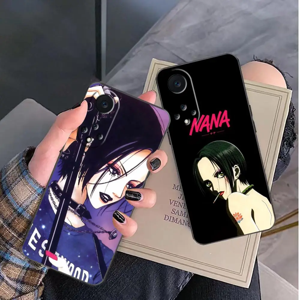 Nana Osaki on Purple Tie Dye Phone Case For Huawei NOVA Y90 Y70 Y61 11 10 9 9 Plus 8 8I 7 7I 6 SE 5 5I 4 3 3I 2 Case Funda Shell