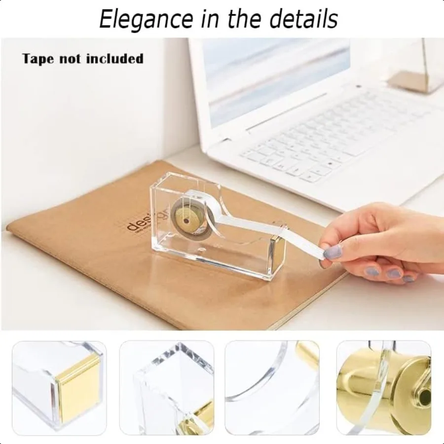 Золотые настольные аксессуары, акриловый степлер, скобы для удаления ленты, держатель для ручек, шариковая ручка, ножницы, зажимы для переплета, 1000 шт., скобы