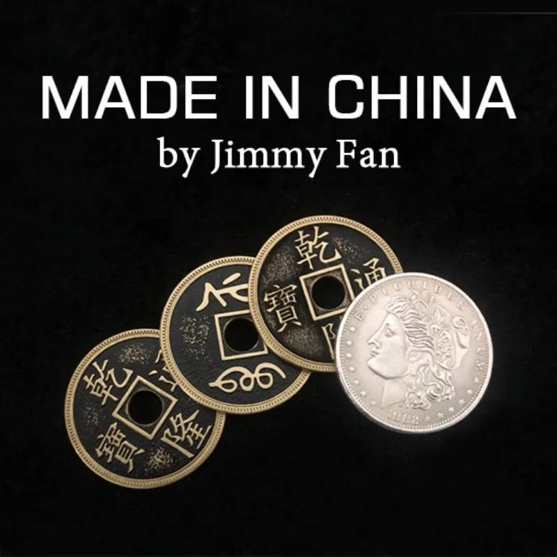 Made in China By Jimmy Fan Magia Magie Magicians Props Close Up Illusions Coin Magic Tricks Gimmicks Party Games