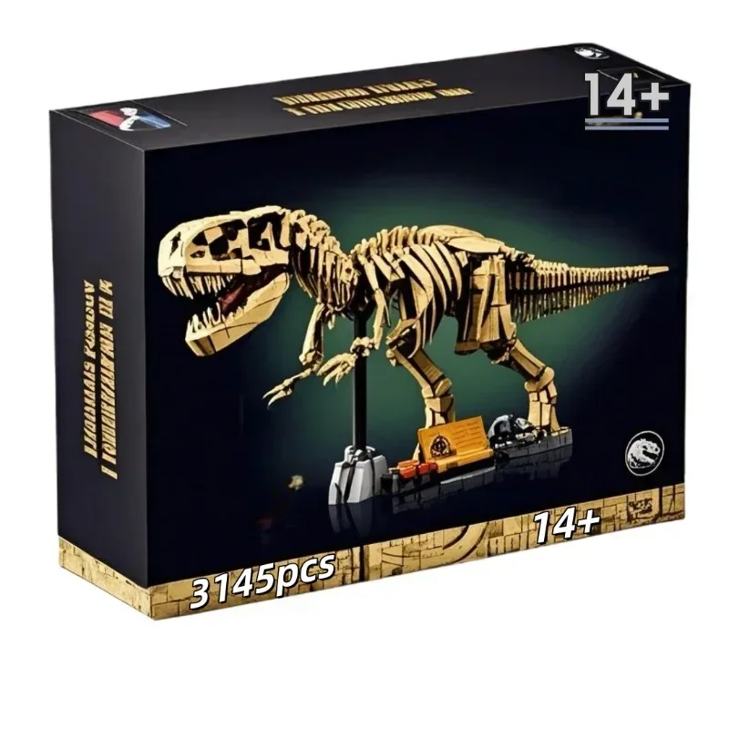 Colección Disney Instant 76968, Ladrillos de Construcción de Esqueleto de T-Rex, Diseño Premium, Decoración, Recuerdos para Fiestas Infantiles, Regalos